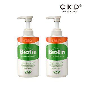 [종근당건강뷰티]CKD 아미노비오틴 올 파워풀 샴푸 500ml x 2