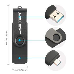 고속 OTG 펜 드라이브, 64GB USB 3.0 플래시 32GB, 키 체인 메모리 스틱, 무료 TYPE-C 어댑터, 디스크 선물