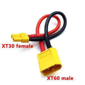 암-수 어댑터 충전 커넥터, XT30 EC5 TPX 플러그, 10cm RC Lipo 배터리 부품 DIY