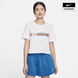 [매장정품] 나이키 NIKE NSW 여성 크롭 티셔츠 HF4616-100