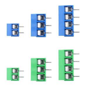 PCB 터미널 블록 커넥터 모음 키트, KF301 스트레이트 핀, 2P, 3P 나사, 5.0mm 피치, 10