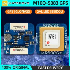 입문용rc비행기 대형레이싱드론 MATEKSYS Matek M10Q-5883 M10 GPS 모듈 및 나침반 패치 안테나, RC FPV 레