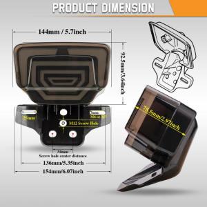 오토바이 후미등 통합 스트로브 브레이크 조명, 다이나믹 스캐닝 호흡 기능, 혼다 TMX125/155 교체