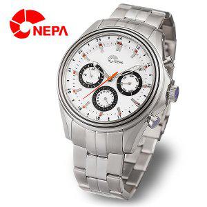 [네파][온라인공식판매처] NEPA 네파 남성 메탈시계 N5023-WHITE