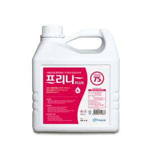 프리나 플러스 4L/주정 75% 알콜 알코올 살균소독제