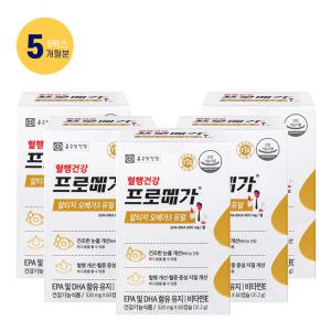 종근당건강 프로메가 알티지 오메가3 듀얼 520mg x 60캡슐 5박스 / qnc