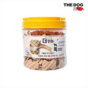 더독 더꾸이독꾸이 생선살&황태 150g 쥐포타입 부드럽고 바삭한 강아지 간식