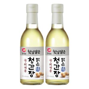 청정원 맑은 청간장 국찌개용, 390ml, 2개