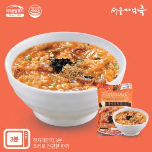 [롯데백화점]로뎀푸드(식품) [DO803][서울마님죽]엄마의맛! 든든한 아침식사 낙지김치죽500gx3봉