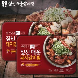 짚신 매운 돼지 갈비찜 간편식 2팩