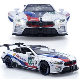 데코앤 RMZ 1:32 BMW M8 GTE 레이싱카 사운드 미니카 풀백 다이캐스트 알엠지