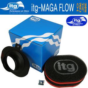 (itg)MEGA FLOW 오렌지볼(JC20/100)/오픈형 필터/세계 1위/영국 수입 정품/흡기출력/건식/습식/곰스피드