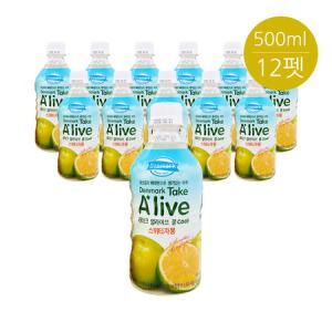 덴마크 테이크 얼라이브 스위티 자몽 500ml x 12개