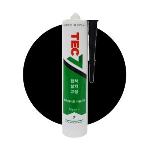 Tec7 방수 실리콘 검정색 310ml 욕실 수중 어항 접착제