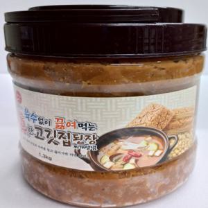 육수없이 끓여먹는 진한 고깃집된장 1.3kg(찌개양념)