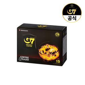 G7 2in1 커피앤슈거 15개입 / 원두 커피 블랙 다크 스위트 아메리카노