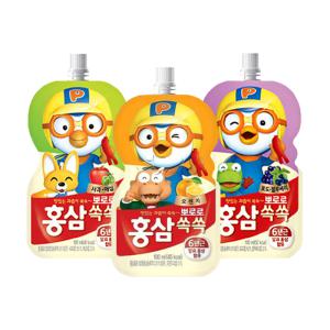 뽀로로 홍삼쏙쏙 3종 오렌지/ 10개+사과매실/ 10개+포도블루베리/ 10개 총30개