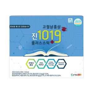 고철남 프리미엄 전체식 청소년홍삼스틱 진1019플러스 스틱 10ml, 30포