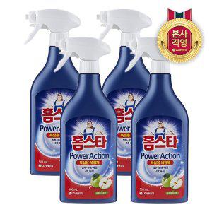 [엘지생활건강]홈스타 파워액션 욕실용 세정제 500ml x 4개