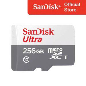 [샌디스크]마이크로 SD카드 QUNR 256GB 256기가 Class10 Micro SDXC 핸드폰 카메라 외장 메모리 무료배송