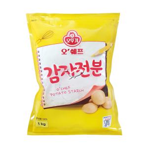 오뚜기 오쉐프 감자전분 1kg x 5개