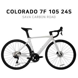 [사바자전거]COLORADO 콜로라도 7F 105 풀셋 24단 카본 로드자전거 유압디스크 시마노7120 100%완조립