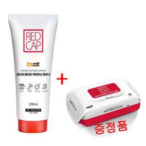 누보 레드캡 겔타입 머신 세정제 200ml (티슈형 수세미 포함)