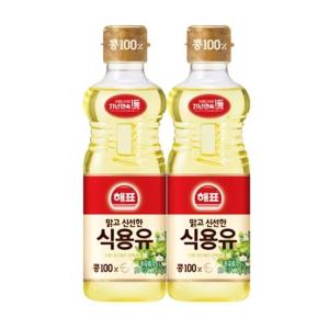 해표 식용유 500ml 2개