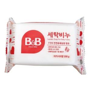 [보리보리/비앤비]비앤비 유아 세탁비누 200g 아카시아 X 1개/ 아기빨래