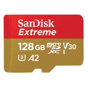 [샌디스크]마이크로 SD카드 익스트림 128GB 128기가 QXAA Class10 Micro SDXC 액션캠 고프로 무료배송