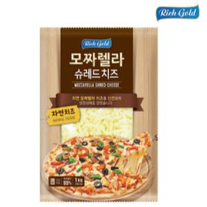 동서식품 리치 골드 모짜렐라 슈레드 치즈 1kg 1개_MC