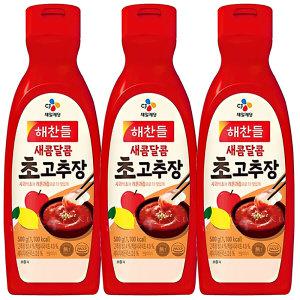 해찬들 새콤달콤 초고추장 500g x 3개