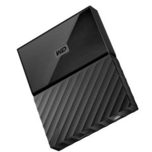 WD My Passport 휴대용 외장하드 + 파우치, 2TB, 블랙_MC