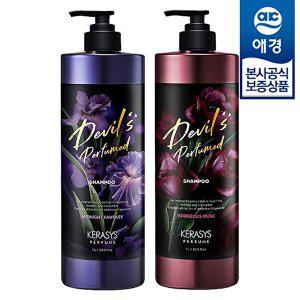 [애경]케라시스 퍼퓸 데빌스 샴푸/린스 1L x2개 +샴푸180ml 증정