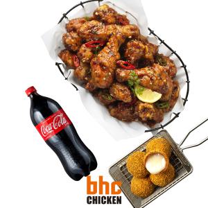 [BHC] 맛초킹 콤보+뿌링치즈볼+콜라1.25L