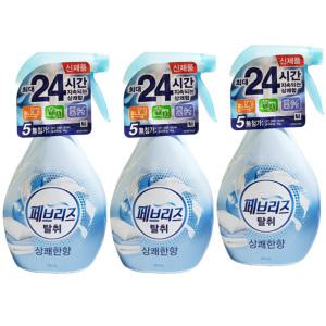 페브리즈 강력탈취 상쾌한향 용기형 370ml X3개