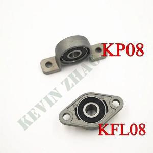 KP08 KFL08 필로우 블록 볼 베어링 8mm 아연 합금 미니어처 베어링