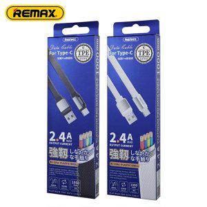 Remax 고품질 블랙 화이트 안드로이드 휴대폰 충전기 마이크로 조명 C타입 USB 케이블 2021 도매