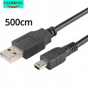 미니 USB V3 케이블 5 핀 미니 USB to USB 고속 데이터 충전기 케이블 MP3 MP4 플레이어 자동차 DVR GPS 디