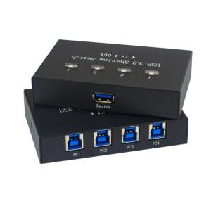 4 포트 USB3.0 스위치 Sharer 4 In One Out  다중 컴퓨터 공유 마우스 및 키보드