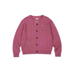 국내매장상품 mmlg 가디건 CPC CABLE CARDIGAN (PINK) 282738