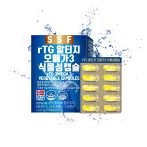 순수식품 rTG 알티지 오메가3 1000mg x 60캡슐_MC