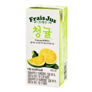 일화 프레주 드링크 청귤 190ml 24팩 3박스