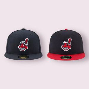 [관부가세포함] 클리블랜드 인디언스 CLE MLB 어센틱 뉴에라 59FIFTY 피티드 캡 - 5950 모자