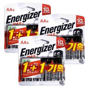 Energizer 에너자이저 알카라인건전지 AA 6+6 (총12개) x3개_MC