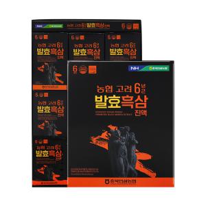 NAB 농협 고려 6년근 발효흑삼 진액 70ml x 30포