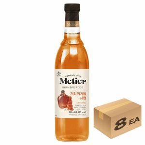 1박스) 메티에 리치 카라멜 시럽 750ml x 8개입