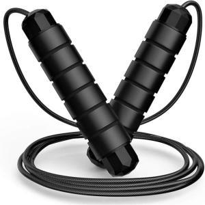 Speed jump ROPE up to 8 feet length for men and women foam handles ultralight crossfit boxing skippi