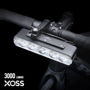 자전거전조등 XOSS XL-3000 XL 3000 루멘 알루미늄 합금 자전거 헤드라이트 행거 마운트 MTB 도로 전면 램