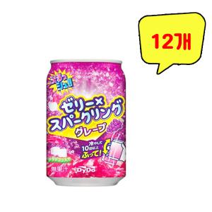 다이도 흔들어먹는 젤리소다 포도맛 280ml x 12개